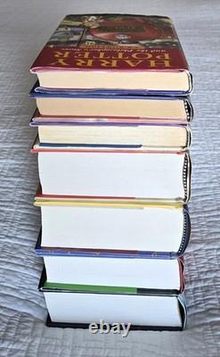 J K Rowling Harry Potter Ensemble Complet HC Livre 1-7 + Bloomsbury/Raincoast Lot de 9
