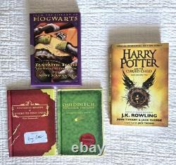 J K Rowling Harry Potter Ensemble Complet HC Livre 1-7 + Bloomsbury/Raincoast Lot de 9