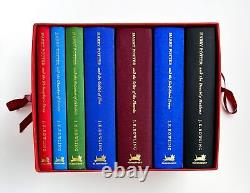 J K Rowling / Harry Potter Série Complète d'Éditions de Luxe Signées 2007