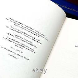 J K Rowling / Harry Potter Série Complète d'Éditions de Luxe Signées 2007