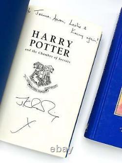 J K Rowling / Harry Potter Série Complète d'Éditions de Luxe Signées 2007