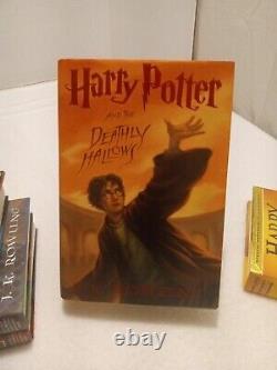 J. K. Rowling Harry Potter Série Complète en reliure rigide Lot de 8 livres