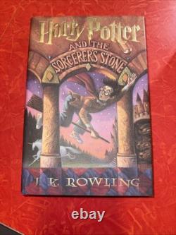 J. K. Rowling Harry Potter ensemble complet premières éditions erreurs relié 7 livres