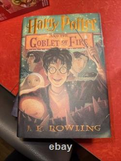 J. K. Rowling Harry Potter ensemble complet premières éditions erreurs relié 7 livres