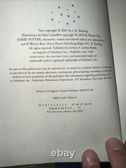 J. K. Rowling Harry Potter ensemble complet premières éditions erreurs relié 7 livres