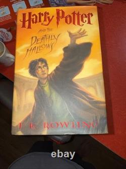J. K. Rowling Harry Potter ensemble complet premières éditions erreurs relié 7 livres