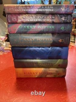 J. K. Rowling Harry Potter ensemble complet premières éditions erreurs relié 7 livres