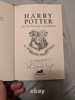 J.K. Rowling Signé Harry Potter et la Coupe de Feu Édition UK 1ère édition HB