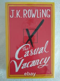 J. K. Rowling UNE VACANCE INATTENDUE 1ère/1ère, SIGNÉE, Hologramme. RARE