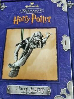 Jeu Complet Ornement Hallmark Harry Potter Affichage Et 5 Keepsake, New, 2000