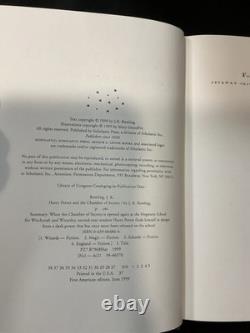 Jeu complet Harry Potter 1-7 en reliure rigide, plus livre bonus, 1re édition / 1er tirage, RARE