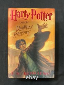Jeu complet Harry Potter 1-7 en reliure rigide, plus livre bonus, 1re édition / 1er tirage, RARE