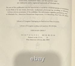 Jeu complet de livres Harry Potter en reliure cartonnée, livres 1 à 7, première édition américaine, J.K. Rowling