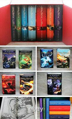 Jk Rowling Harry Potter Kids Complete Series Hardback Edition Coffret De Livres-cadeaux