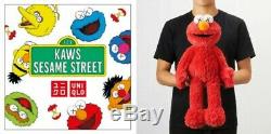 Kaws X Uniqlo Sesame Street Limited Boîte Complète Et Article Spécial 100% Authentique