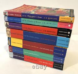 L’intégrale de la série Harry Potter en 7 tomes, coffret broché, éditions de première édition, J. K. Rowling