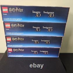 LEGO 76409, 76410, 76411, 76412 Harry Potter Ensemble complet de bannières de maison