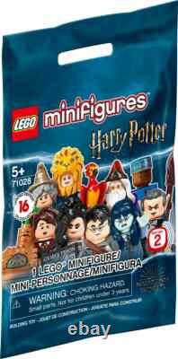 LEGO HARRY POTTER Série 2 Minifigurines 71028 Ensemble Complet de 16 (SCELLÉ)