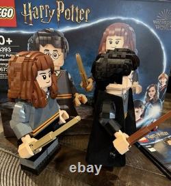 LEGO Harry Potter Harry & Hermione Minifigs Agrandis (76393) Complet Avec Boîte