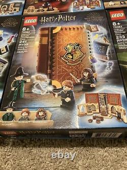 LEGO Harry Potter Moment de Poudlard Classe - lot complet de 6 ensembles NEUFS et RETIRÉS