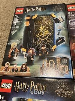 LEGO Harry Potter Moment de Poudlard Classe - lot complet de 6 ensembles NEUFS et RETIRÉS