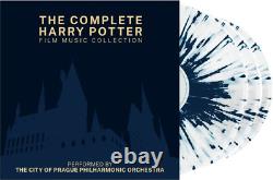La Collection complète de la musique de films Harry Potter en vinyle blanc avec éclaboussures bleues 3LP