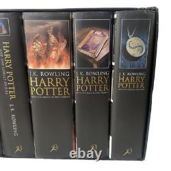 La collection complète Harry Potter J. K. Rowling HC Coffret noir Bloomsbury
