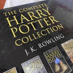 La collection complète Harry Potter J. K. Rowling HC Coffret noir Bloomsbury