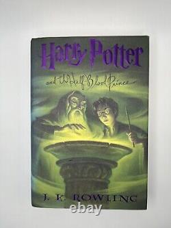 La série complète des livres reliés Harry Potter 1-7 de JK Rowling, ensemble en première édition