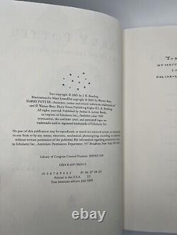 La série complète des livres reliés Harry Potter 1-7 de JK Rowling, ensemble en première édition