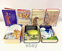 La série complète en 7 volumes de Harry Potter en version reliée, éditions originales de J. K. Rowling.