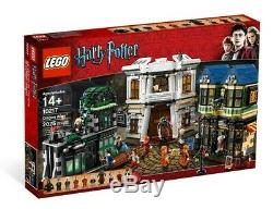 Lego Harry Potter 10217 Diagon Alley (100% Ensemble Complet, Boîte Et Directions)