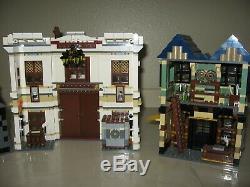 Lego Harry Potter 10217 Diagon Alley Complet Avec Boutique Supplémentaire Barjow Burkes
