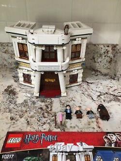 Lego Harry Potter Alley (10217 Chemin), Complète W Minifigs, Instructions & Box