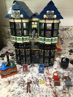 Lego Harry Potter Alley (10217 Chemin), Complète W Minifigs, Instructions & Box