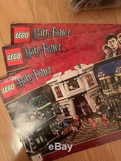 Lego Harry Potter Diagon Alley (10217) Complet Avec Minifigs Manuel (no Box)