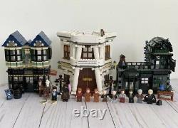 Lego Harry Potter Diagon Alley (10217) Complet Avec Minifigs & Maual Retraité