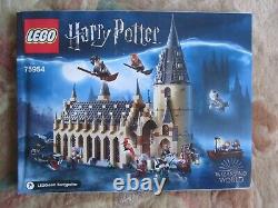 Lego Harry Potter Hogwarts Great Hall Castle Set 75954 Encadré Complet