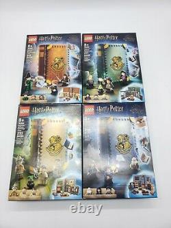 Lego Harry Potter Hogwarts Moment Ensemble Complet De 4 76382, 76383, 76384, 76385