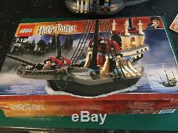 Lego Rare 4768 Harry Potter Durmstrang Navire 100% Complet, Figures Box Instrc