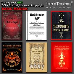 Livre ancien occultes ésotériques grimoire système complet de magie sorcellerie sorcière