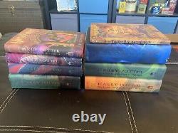 Livres Harry Potter Complete Set + Beedle The Bard Hardback + 1ère Édition
