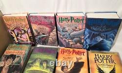 Livres Harry Potter Hardcouver 1ère Édition Ensemble Complet 1-7 Série Enfant