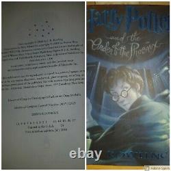 Livres Harry Potter Rowling Complete Set 1-7 Relié (first Edition / 1st Print)