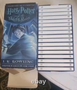Livres audio Harry Potter, livre complet 6 coffrets sur cassette, JK Rowling, Jim Dale