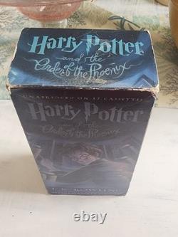 Livres audio Harry Potter, livre complet 6 coffrets sur cassette, JK Rowling, Jim Dale