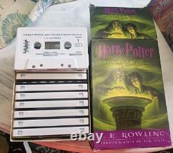 Livres audio Harry Potter, livre complet 6 coffrets sur cassette, JK Rowling, Jim Dale
