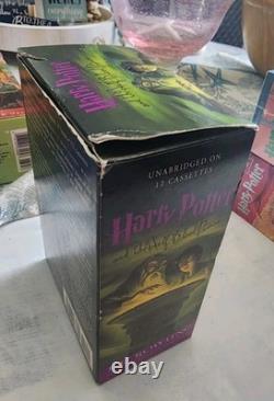 Livres audio Harry Potter, livre complet 6 coffrets sur cassette, JK Rowling, Jim Dale