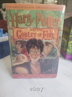 Livres audio Harry Potter, livre complet 6 coffrets sur cassette, JK Rowling, Jim Dale