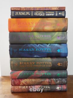 Lot 1-7 Série de livres Harry Potter par JK Rowling + Extras Ensemble complet